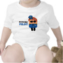 Future Pilot Infant Creeper t-shirts