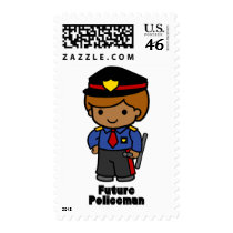 Future Policeman - Boy Postage
