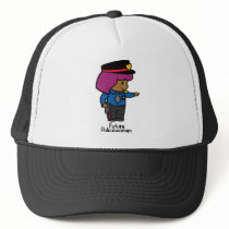 Future Policewoman Trucker Hats