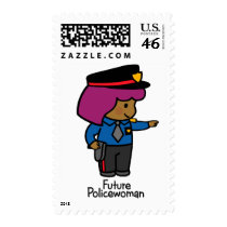 Future Policewoman Postage