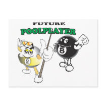 Future Pool Player Postcard