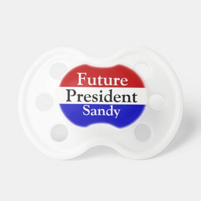 Future President Patriotic Personalized Name Funny BooginHead Pacifier