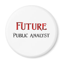 Future Public Analyst magnets by jobshirt Future Public Analyst magnets