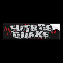 Future Quake "Shakey" Bumper Sticker bumper stickers