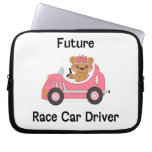 Future Race Car Driver (girl) laptop sleeves