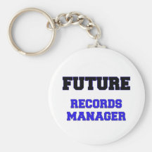 Future Records Manager Key Chain