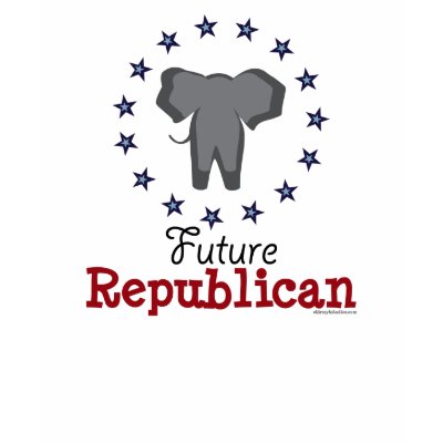 Future Republican Elephant Kids Ringer T Shirt