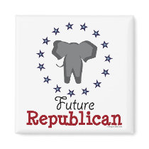 Future Republican Elephant Magnet by RepublicanTeesGifts Future Republican Elephant Magnet