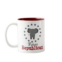 Future Republican Elephant Mug by RepublicanTeesGifts Future Republican Elephant Mug