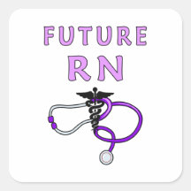 Future RN Square Sticker