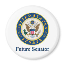 Future Senator - Blue Magnet