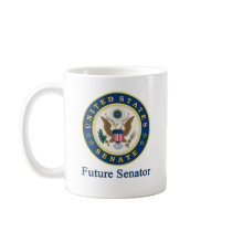 Future Senator - Blue Coffee Mugs