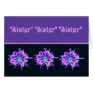 Future Sister-in-Law Bridesmaid - Bright Flowers card