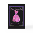 Future Sister-in-Law Bridesmaid Invite Pink Gown cards