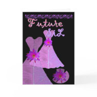 Future Sister-in-Law Bridesmaid PURPLE Gown card