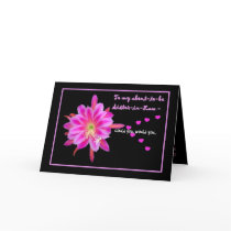 Future Sister-in-Law Bridesmaid Wedding Invitation cards