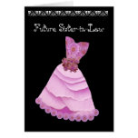 Future Sister-in-Law Bridesmaid Wedding Invitation cards
