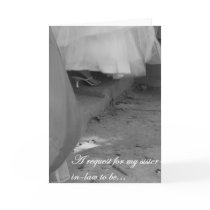 Future Sister-in-Law Maid of Honor Request Card