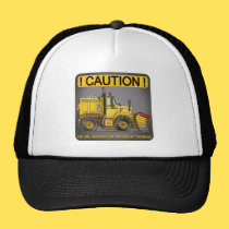 Future Snow Plow Truck Driver Hat hats