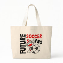 Future Soccer Pro Sock Monkey Tote Bags