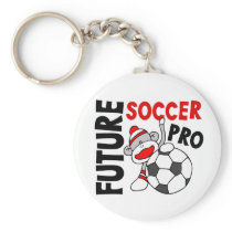 Future Soccer Pro Sock Monkey keychains