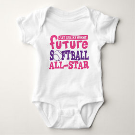 Future Softball All Star-Mommy Tshirts