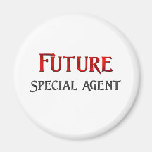 Future Special Agent Fridge Magnet