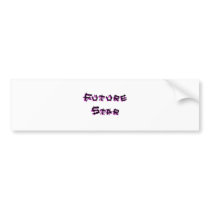 future_star_pink bumper sticker