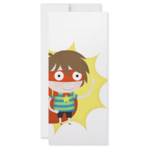 Future superhero rack card template