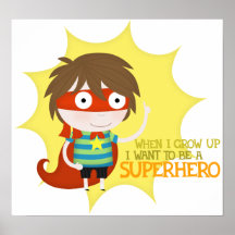 Future superhero (small poster)