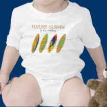 FUTURE SURFER IN THE MAKING t-shirts