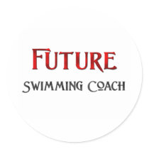 Future Swimming Coach stickers by jobshirt Future Swimming Coach stickers