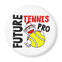 Future Tennis Pro Sock Monkey Magnets