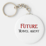 Future Travel Agent Key Chain