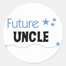 Future Uncle T-shirts and Gifts Stickers