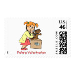 Future Vet - Little Girl Postage