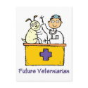 Future Veterinarian - Boy postcards by designsbydandy Future Veterinarian - Boy postcards