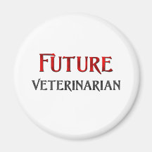 Future Veterinarian Fridge Magnet