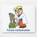 Future Veterinarian - Little Boy mousepads by designsbydandy Future Veterinarian - Little Boy mousepads