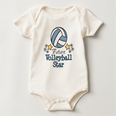 Future Volleyball Star Baby One Piece Romper
