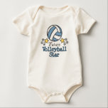 Future Volleyball Star Baby One Piece Shirt