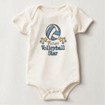 Future Volleyball Star Baby One Piece t-shirts