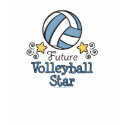 Future Volleyball Star Kids Ringer T-shirt by SportyTeesGifts Future Volleyball Star Kids Ringer T-shirt