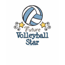 Future Volleyball Star Kids Ringer T-shirt