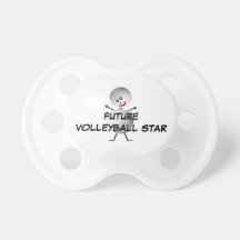 Future Volleyball Star Pacifiers
