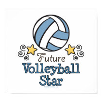 Future Volleyball Star Poster posters
