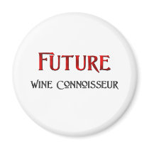 Future Wine Connoisseur magnets by jobshirt Future Wine Connoisseur magnets