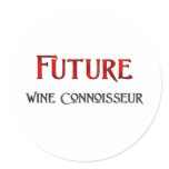 Future Wine Connoisseur Sticker
