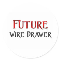 Future Wire Drawer stickers by jobshirt Future Wire Drawer stickers