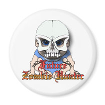 Future Zombie hunter Magnet